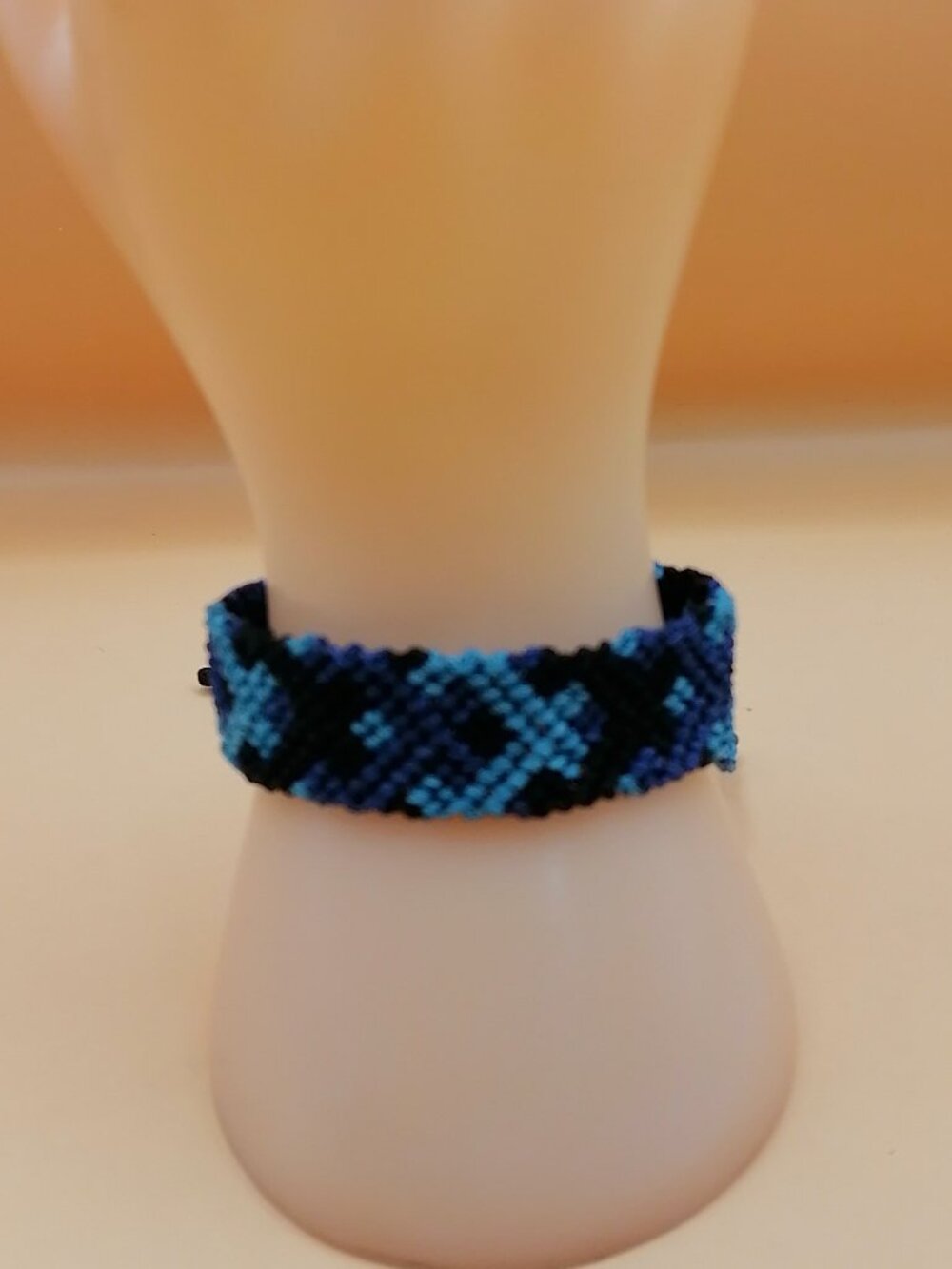 Handmade Geometric Macrame Bracelet, Adjustable